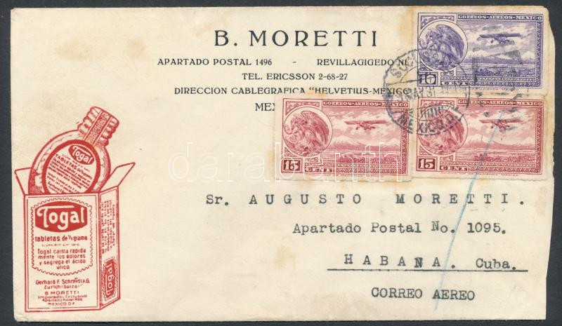 Lot 7543 - Mexico Single covers from all over the world - Mexico - Darabanth Co Ltd Major Auction of stamps, postcards and other collectibles #26 Lot 7543 - Mexico Single covers from all over the world - Mexico - Darabanth Co Ltd Major Auction of stamps, postcards and other collectibles #26