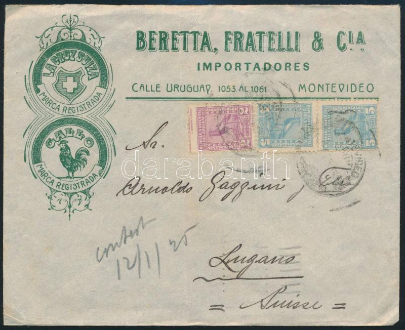 Lot 8057 - Uruguay Single covers from all over the world - Uruguay -  Darabanth Co Ltd Major Auction of stamps, postcards and other collectibles #26 