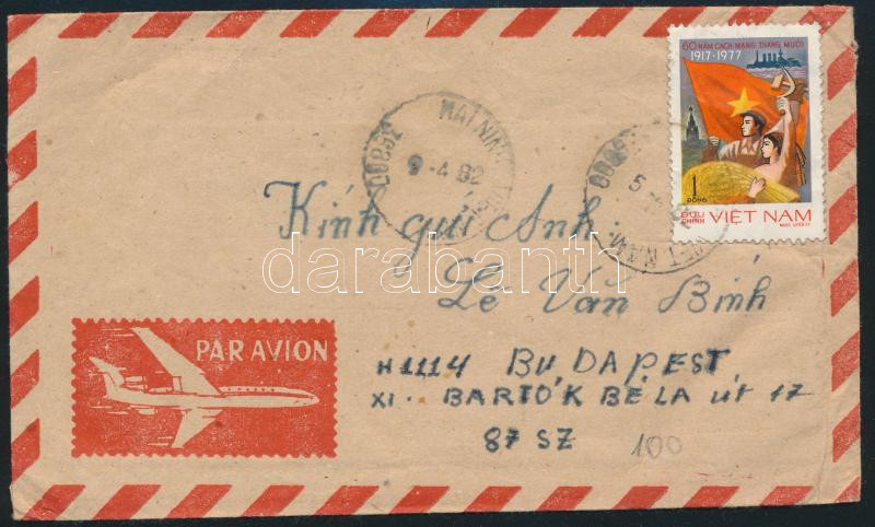 Lot 8088 - vietnam Single covers from all over the world - Vietnam - Darabanth Co Ltd Major Auction of stamps, postcards and other collectibles #26 Lot 8088 - vietnam Single covers from all over the world - Vietnam - Darabanth Co Ltd Major Auction of stamps, postcards and other collectibles #26