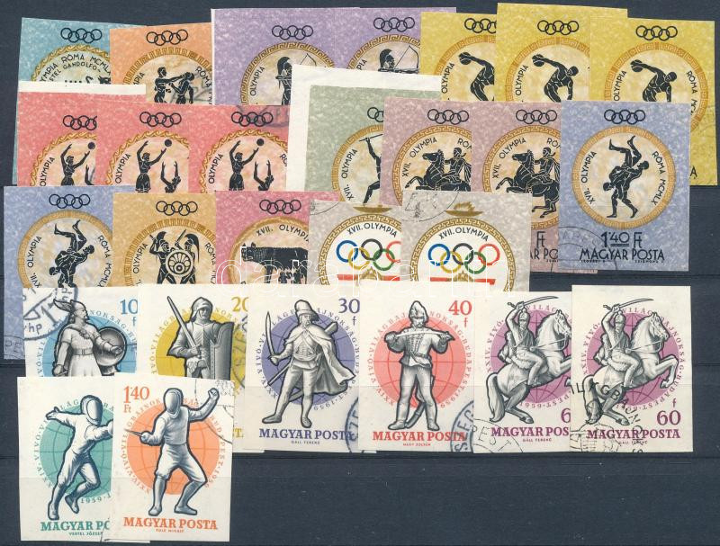 Lot 109 - Hungary Imperforate sets, blocks at a very low starting price - Darabanth Co Ltd Online auction of stamps, postcards and other collectibles #285 Lot 109 - Hungary Imperforate sets, blocks at a very low starting price - Darabanth Co Ltd Online auction of stamps, postcards and other collectibles #285