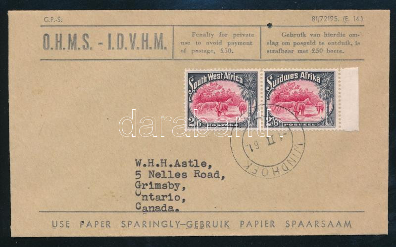 Lot 7243 - Southwest Afrika Single covers from all over the world - Southwest Afrika -  Darabanth Co Ltd Major Auction of stamps, postcards and other collectibles #26 