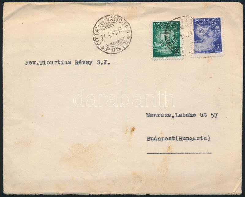 Lot 8077 - vatican Single covers from all over the world - Vatican -  Darabanth Co Ltd Major Auction of stamps, postcards and other collectibles #26 