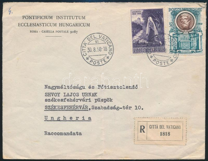 Lot 8078 - vatican Single covers from all over the world - Vatican -  Darabanth Co Ltd Major Auction of stamps, postcards and other collectibles #26 