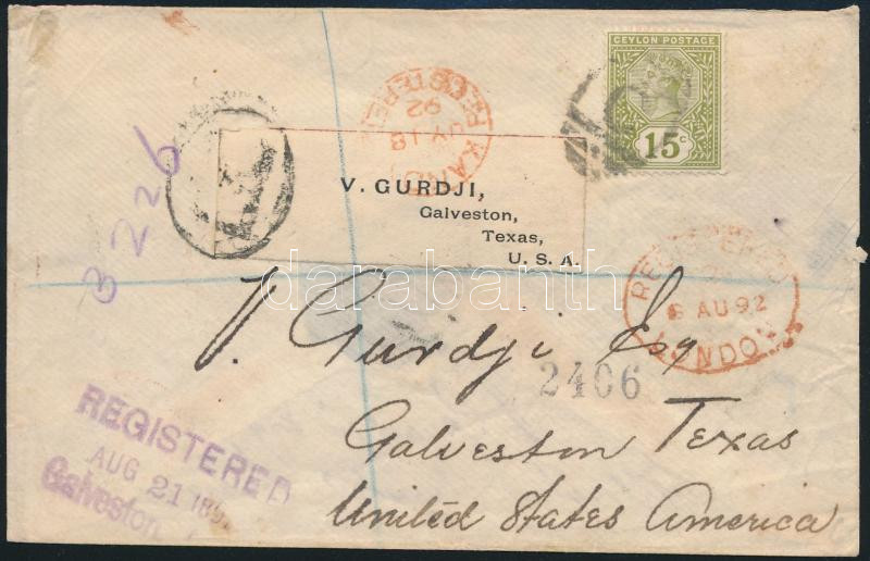 Lot 7942 - sri lanka (ceylon) Single covers from all over the world - Sri Lanka (Ceylon) - Darabanth Co Ltd Major Auction of stamps, postcards and other collectibles #26 Lot 7942 - sri lanka (ceylon) Single covers from all over the world - Sri Lanka (Ceylon) - Darabanth Co Ltd Major Auction of stamps, postcards and other collectibles #26