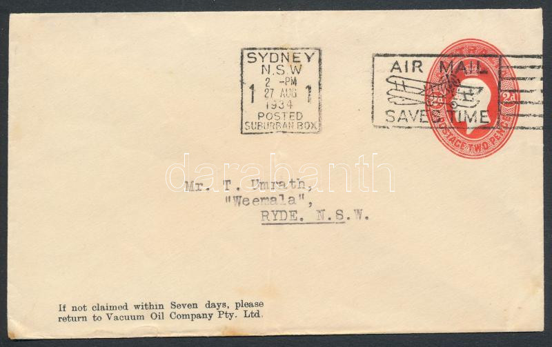 Lot 6934 - Australia Single covers from all over the world - Australia -  Darabanth Co Ltd Major Auction of stamps, postcards and other collectibles #26 