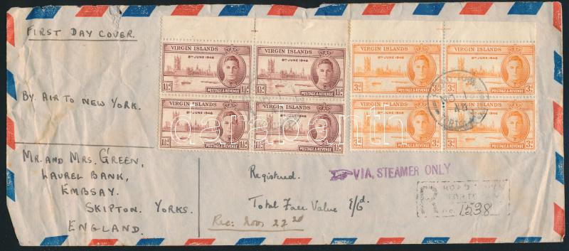 Lot 8089 - Virgin Islands Single covers from all over the world - Virgin Islands -  Darabanth Co Ltd Major Auction of stamps, postcards and other collectibles #26 