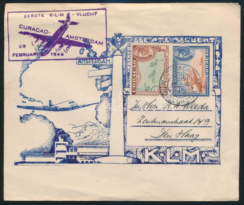 Lot 7191 - curacao Single covers from all over the world - Curacao -  Darabanth Co Ltd Major Auction of stamps, postcards and other collectibles #26 