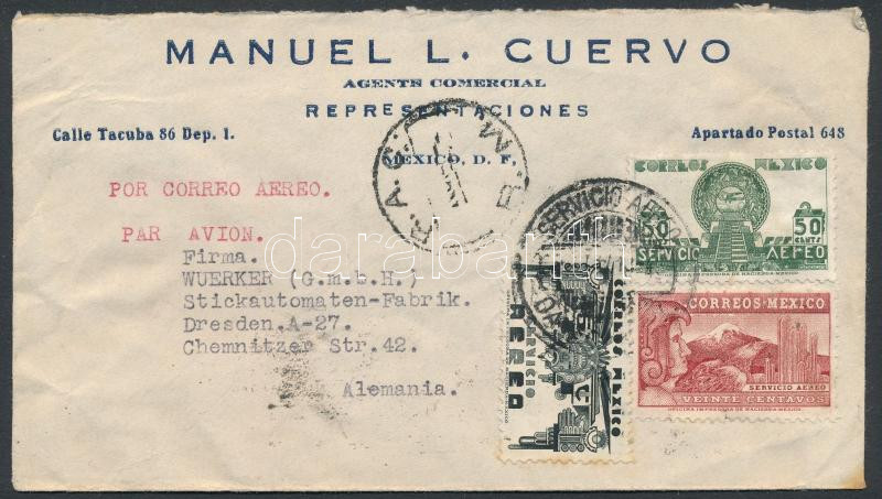 Lot 7544 - Mexico Single covers from all over the world - Mexico - Darabanth Co Ltd Major Auction of stamps, postcards and other collectibles #26 Lot 7544 - Mexico Single covers from all over the world - Mexico - Darabanth Co Ltd Major Auction of stamps, postcards and other collectibles #26
