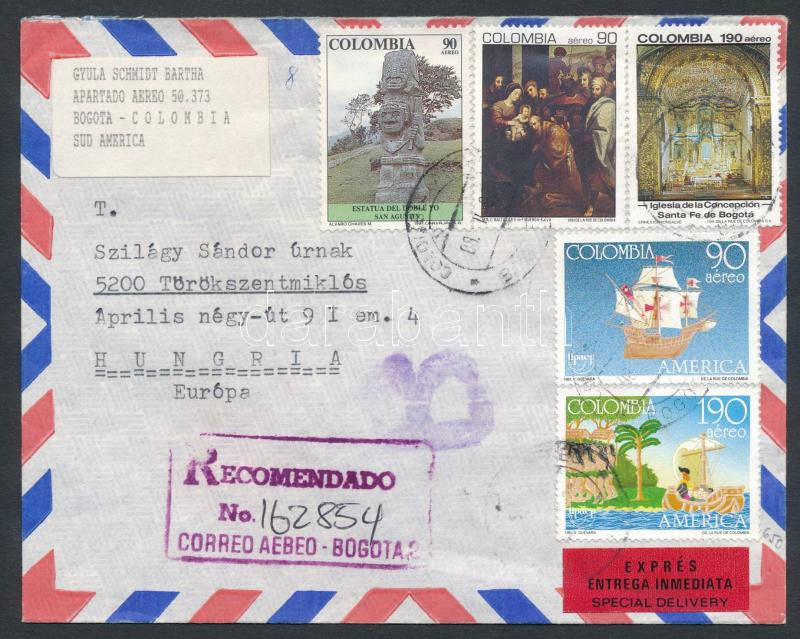 Lot 7474 - columbia Single covers from all over the world - Columbia - Darabanth Co Ltd Major Auction of stamps, postcards and other collectibles #26 Lot 7474 - columbia Single covers from all over the world - Columbia - Darabanth Co Ltd Major Auction of stamps, postcards and other collectibles #26