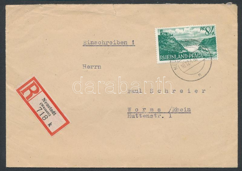 Lot 7709 - germany - french zone Single covers from all over the world - Germany - French zone - Darabanth Co Ltd Major Auction of stamps, postcards and other collectibles #26 Lot 7709 - germany - french zone Single covers from all over the world - Germany - French zone - Darabanth Co Ltd Major Auction of stamps, postcards and other collectibles #26