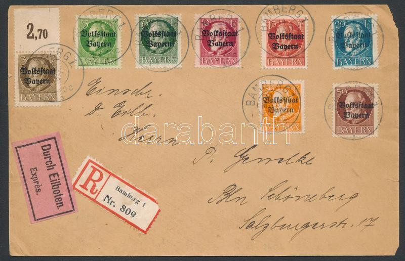 Lot 7584 - german states - bavaria Single covers from all over the world - German States - Bavaria - Darabanth Co Ltd Major Auction of stamps, postcards and other collectibles #26 Lot 7584 - german states - bavaria Single covers from all over the world - German States - Bavaria - Darabanth Co Ltd Major Auction of stamps, postcards and other collectibles #26