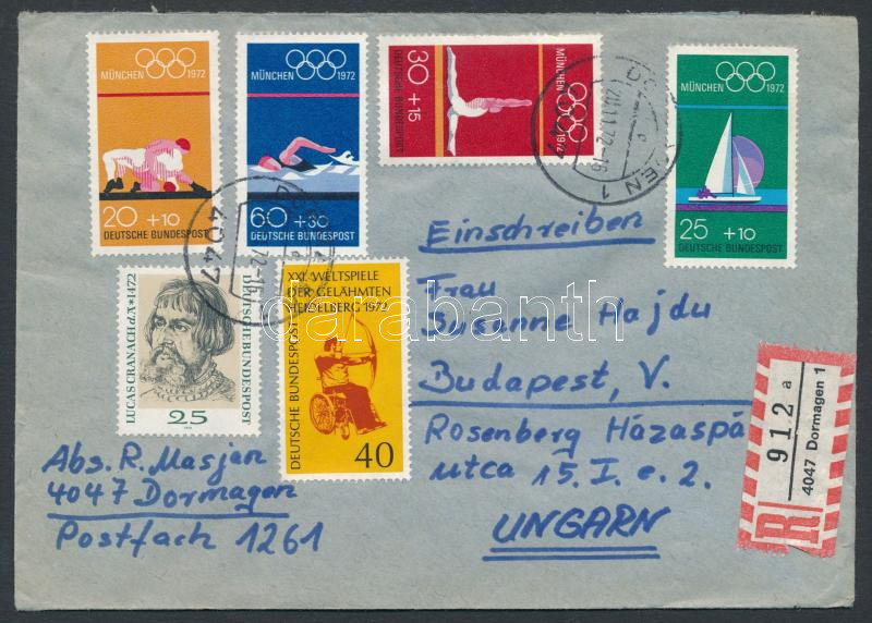 Lot 7724 - FRG Single covers from all over the world - FRG - Darabanth Co Ltd Major Auction of stamps, postcards and other collectibles #26 Lot 7724 - FRG Single covers from all over the world - FRG - Darabanth Co Ltd Major Auction of stamps, postcards and other collectibles #26