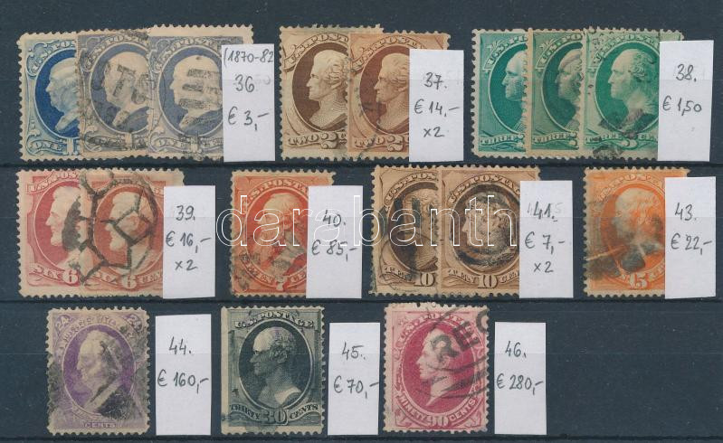 Lot 1066 - United States of America Nice lots to bid form a worldwide classic collection (To be continued) - United States of America - Darabanth Co Ltd Online auction of stamps, postcards and other collectibles #286 Lot 1066 - United States of America Nice lots to bid form a worldwide classic collection (To be continued) - United States of America - Darabanth Co Ltd Online auction of stamps, postcards and other collectibles #286