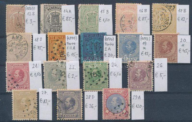 Lot 1099 - the netherlands Nice lots to bid form a worldwide classic collection (To be continued) - The Netherlands -  Darabanth Co Ltd Online auction of stamps, postcards and other collectibles #286 