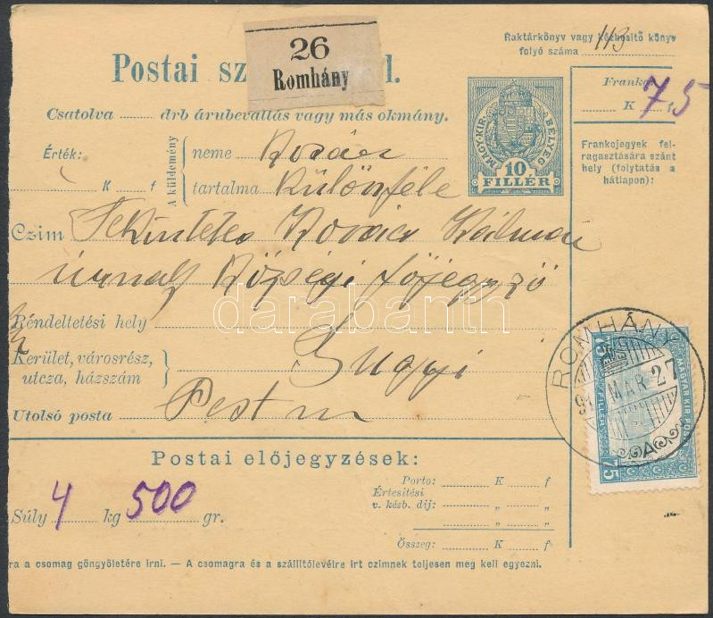 Lot 597 - Hungary Hungarian covers at a very low starting price -  Darabanth Co Ltd Online auction of stamps, postcards and other collectibles #286 