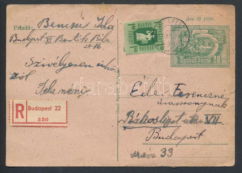 Lot 852 - Hungary Hungarian covers at a very low starting price - Darabanth Co Ltd Online auction of stamps, postcards and other collectibles #286 Lot 852 - Hungary Hungarian covers at a very low starting price - Darabanth Co Ltd Online auction of stamps, postcards and other collectibles #286
