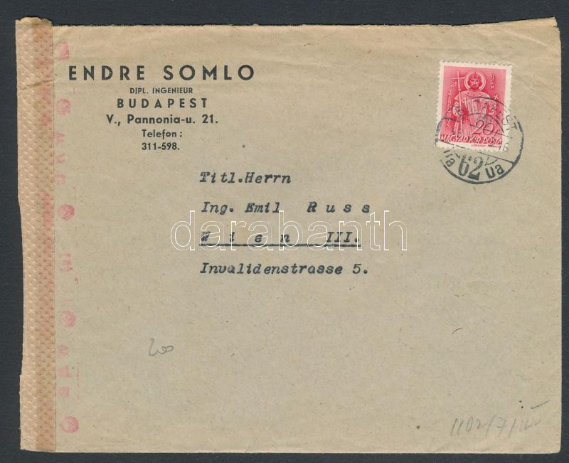 Lot 754 - Hungary Hungarian covers at a very low starting price -  Darabanth Co Ltd Online auction of stamps, postcards and other collectibles #286 