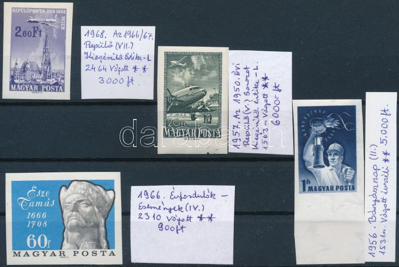 Lot 88 - Hungary Imperforate sets, blocks at a very low starting price - Darabanth Co Ltd Online auction of stamps, postcards and other collectibles #286 Lot 88 - Hungary Imperforate sets, blocks at a very low starting price - Darabanth Co Ltd Online auction of stamps, postcards and other collectibles #286