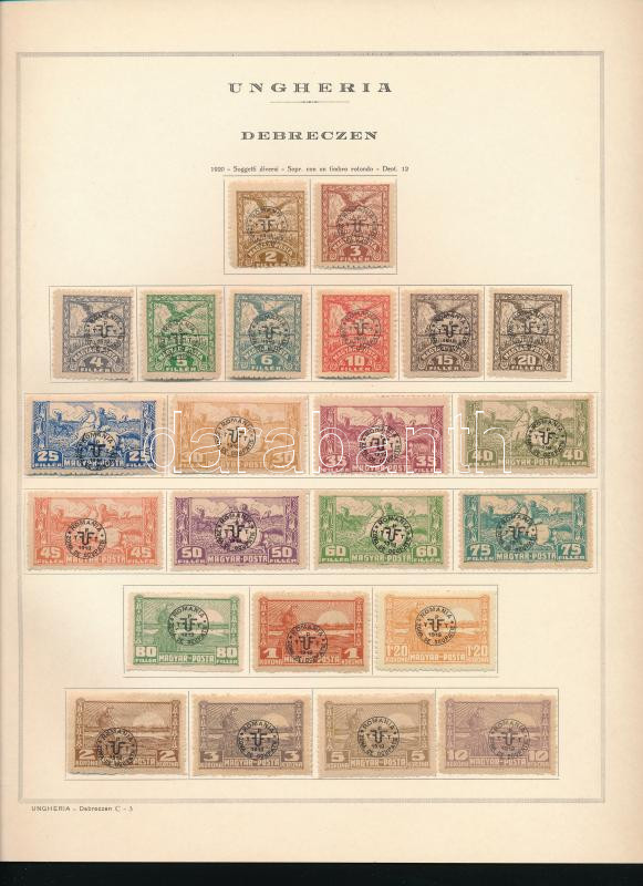 Lot 243 - Hungary Unexplored occupation material by pages -  Darabanth Co Ltd Online auction of stamps, postcards and other collectibles #287 