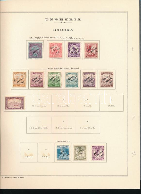 Lot 239 - Hungary Unexplored occupation material by pages -  Darabanth Co Ltd Online auction of stamps, postcards and other collectibles #287 