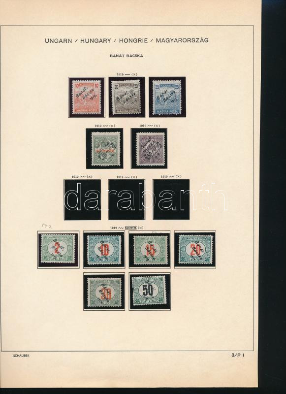 Lot 235 - Hungary Unexplored occupation material by pages -  Darabanth Co Ltd Online auction of stamps, postcards and other collectibles #287 