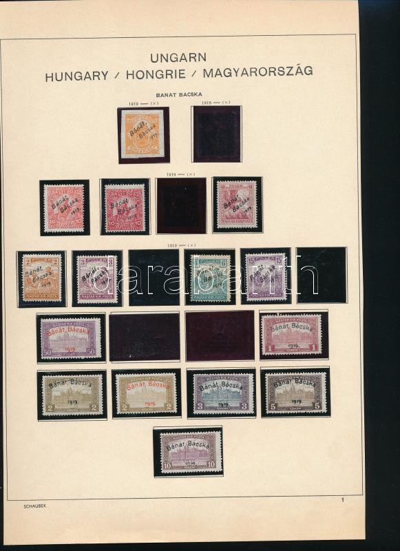 Lot 232 - Hungary Unexplored occupation material by pages -  Darabanth Co Ltd Online auction of stamps, postcards and other collectibles #287 