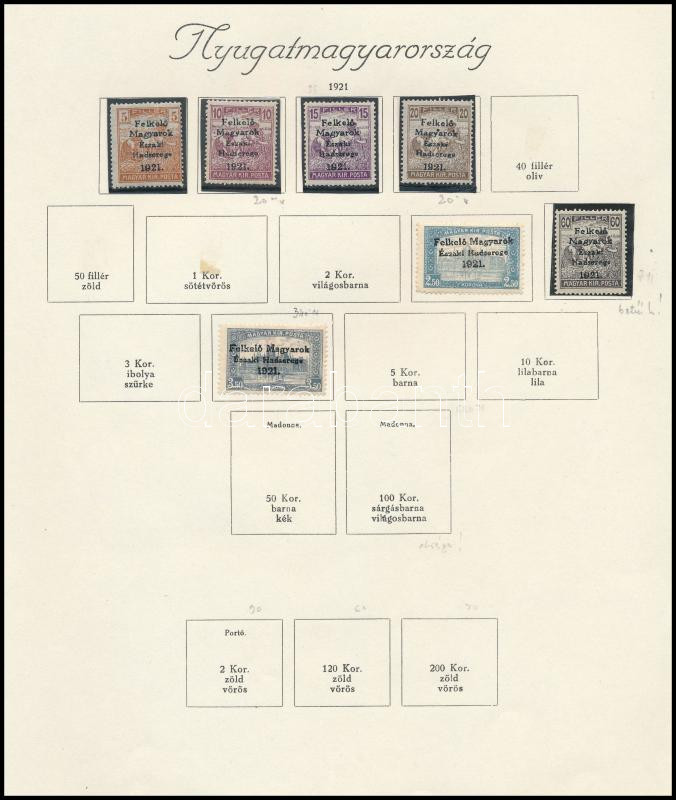 Lot 230 - Hungary Unexplored occupation material by pages -  Darabanth Co Ltd Online auction of stamps, postcards and other collectibles #287 