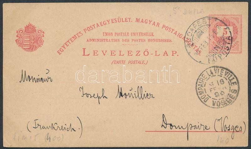 Lot 427 - Hungary Hungarian covers at a very low starting price -  Darabanth Co Ltd Online auction of stamps, postcards and other collectibles #287 