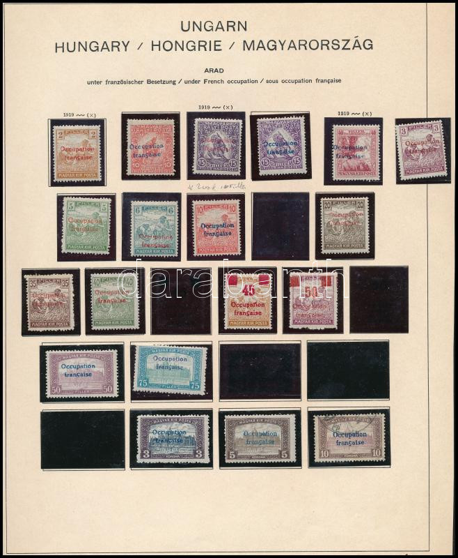 Lot 229 - Hungary Unexplored occupation material by pages -  Darabanth Co Ltd Online auction of stamps, postcards and other collectibles #287 