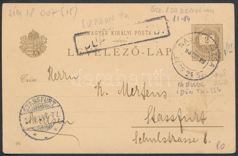 Lot 490 - Hungary Hungarian covers at a very low starting price -  Darabanth Co Ltd Online auction of stamps, postcards and other collectibles #287 