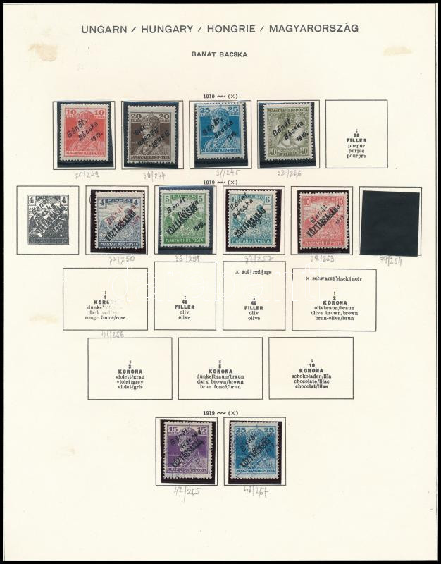 Lot 210 - Hungary Unexplored occupation material by pages -  Darabanth Co Ltd Online auction of stamps, postcards and other collectibles #287 