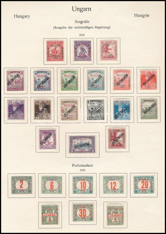 Lot 212 - Hungary Unexplored occupation material by pages -  Darabanth Co Ltd Online auction of stamps, postcards and other collectibles #287 