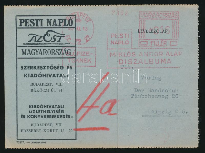 Lot 991 - Hungary Hungarian covers at a very low starting price - Darabanth Co Ltd Online auction of stamps, postcards and other collectibles #287 Lot 991 - Hungary Hungarian covers at a very low starting price - Darabanth Co Ltd Online auction of stamps, postcards and other collectibles #287