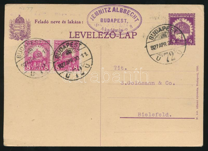 Lot 937 - Hungary Hungarian covers at a very low starting price -  Darabanth Co Ltd Online auction of stamps, postcards and other collectibles #287 