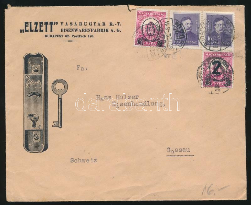 Lot 973 - Hungary Hungarian covers at a very low starting price - Darabanth Co Ltd Online auction of stamps, postcards and other collectibles #287 Lot 973 - Hungary Hungarian covers at a very low starting price - Darabanth Co Ltd Online auction of stamps, postcards and other collectibles #287