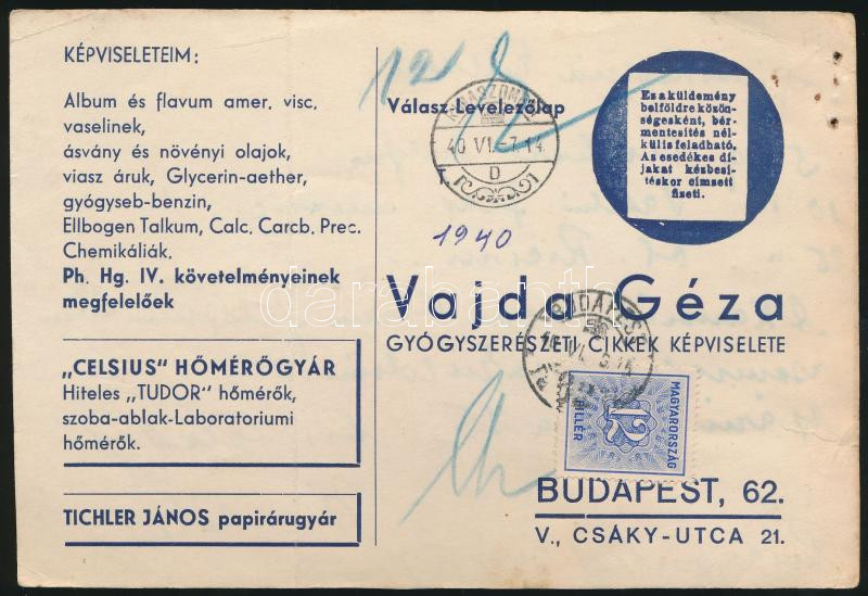 Lot 1033 - Hungary Hungarian covers at a very low starting price - Darabanth Co Ltd Online auction of stamps, postcards and other collectibles #287 Lot 1033 - Hungary Hungarian covers at a very low starting price - Darabanth Co Ltd Online auction of stamps, postcards and other collectibles #287