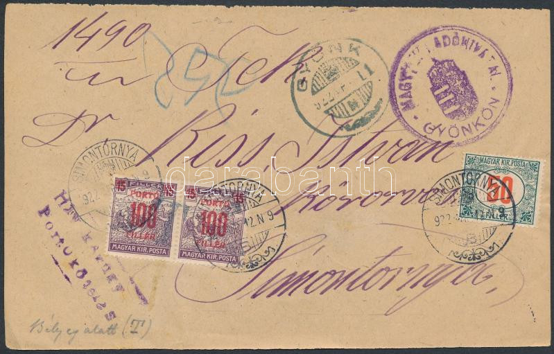 Lot 848 - Hungary Hungarian covers at a very low starting price - Darabanth Co Ltd Online auction of stamps, postcards and other collectibles #287 Lot 848 - Hungary Hungarian covers at a very low starting price - Darabanth Co Ltd Online auction of stamps, postcards and other collectibles #287