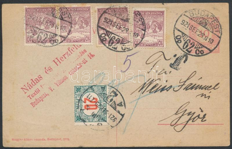 Lot 824 - Hungary Hungarian covers at a very low starting price - Darabanth Co Ltd Online auction of stamps, postcards and other collectibles #287 Lot 824 - Hungary Hungarian covers at a very low starting price - Darabanth Co Ltd Online auction of stamps, postcards and other collectibles #287
