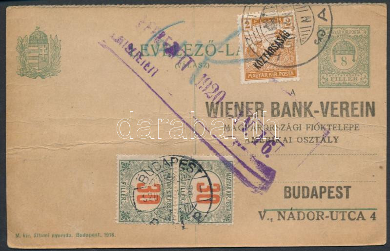 Lot 812 - Hungary Hungarian covers at a very low starting price - Darabanth Co Ltd Online auction of stamps, postcards and other collectibles #287 Lot 812 - Hungary Hungarian covers at a very low starting price - Darabanth Co Ltd Online auction of stamps, postcards and other collectibles #287