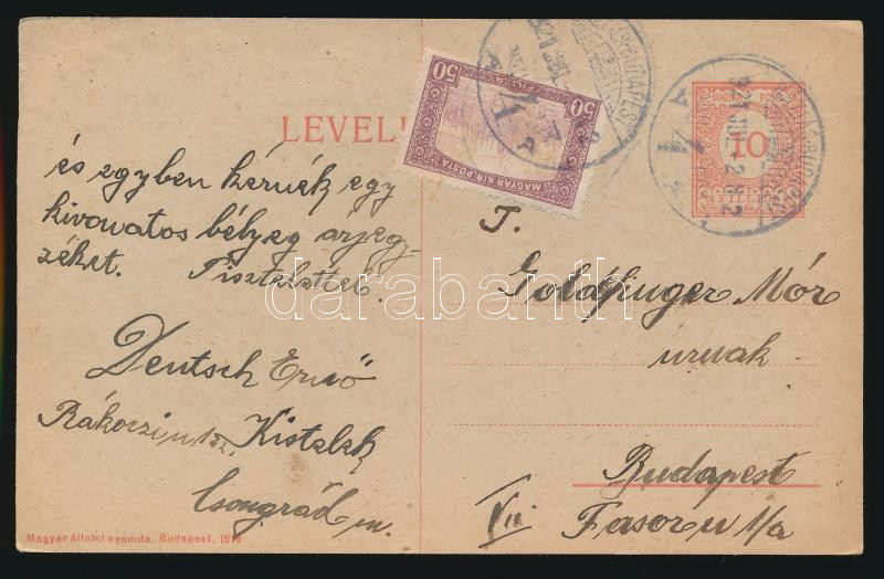 Lot 839 - Hungary Hungarian covers at a very low starting price - Darabanth Co Ltd Online auction of stamps, postcards and other collectibles #287 Lot 839 - Hungary Hungarian covers at a very low starting price - Darabanth Co Ltd Online auction of stamps, postcards and other collectibles #287