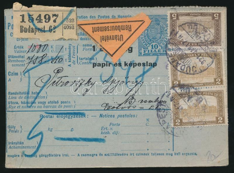 Lot 834 - Hungary Hungarian covers at a very low starting price - Darabanth Co Ltd Online auction of stamps, postcards and other collectibles #287 Lot 834 - Hungary Hungarian covers at a very low starting price - Darabanth Co Ltd Online auction of stamps, postcards and other collectibles #287