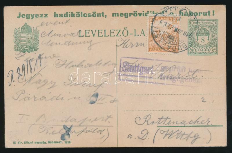 Lot 757 - Hungary Hungarian covers at a very low starting price -  Darabanth Co Ltd Online auction of stamps, postcards and other collectibles #287 