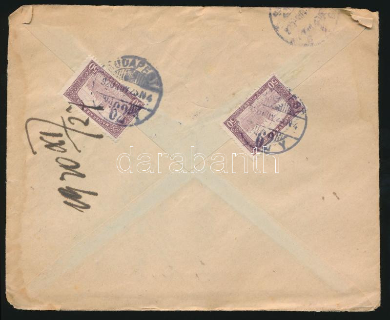 Lot 789 - Hungary Hungarian covers at a very low starting price - Darabanth Co Ltd Online auction of stamps, postcards and other collectibles #287 Lot 789 - Hungary Hungarian covers at a very low starting price - Darabanth Co Ltd Online auction of stamps, postcards and other collectibles #287