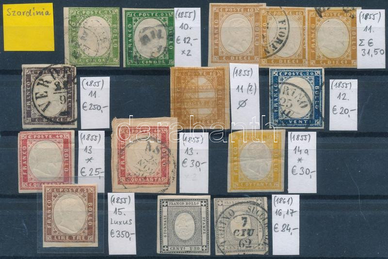 Lot 1614 - Italy Nice lots to bid form a worldwide classic collection (To be continued) - Italy -  Darabanth Co Ltd Online auction of stamps, postcards and other collectibles #287 