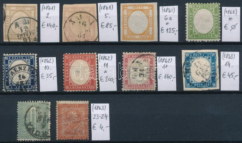 Lot 1610 - Italy Nice lots to bid form a worldwide classic collection (To be continued) - Italy -  Darabanth Co Ltd Online auction of stamps, postcards and other collectibles #287 