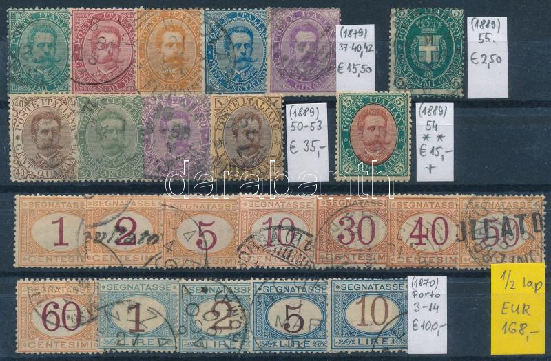 Lot 1608 - Italy Nice lots to bid form a worldwide classic collection (To be continued) - Italy -  Darabanth Co Ltd Online auction of stamps, postcards and other collectibles #287 
