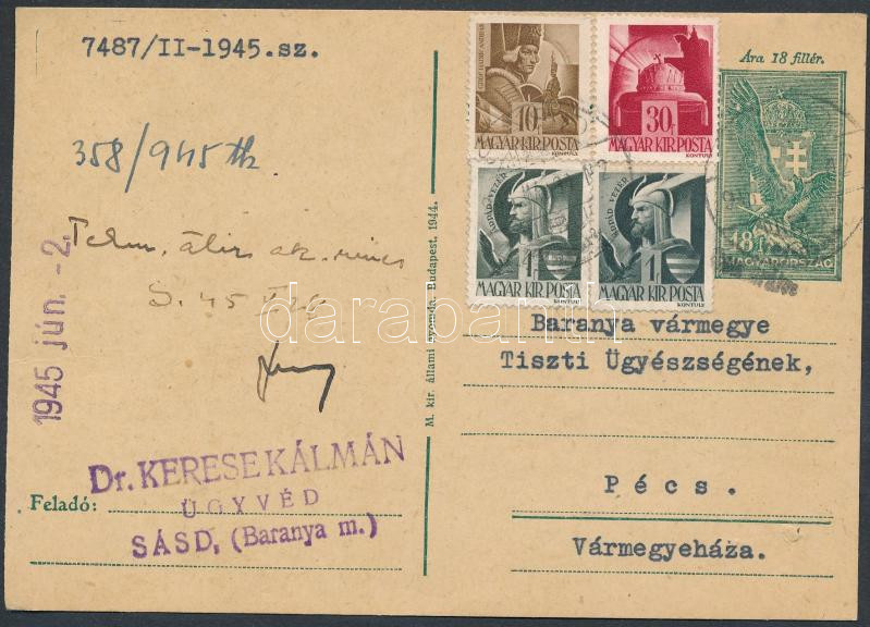 Lot 1391 - Hungary Hungarian covers at a very low starting price -  Darabanth Co Ltd Online auction of stamps, postcards and other collectibles #288 