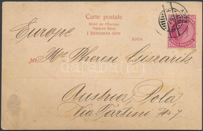 Lot 6013 - aden Philately and postal history World - Aden -  Darabanth Co Ltd Online auction of stamps, postcards and other collectibles #288 