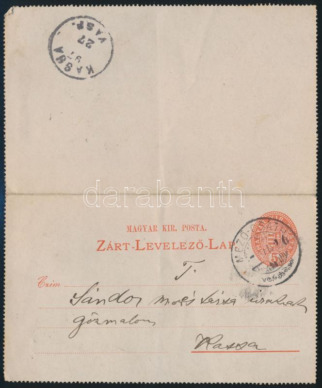 Lot 496 - Hungary Hungarian covers at a very low starting price - Darabanth Co Ltd Online auction of stamps, postcards and other collectibles #288 Lot 496 - Hungary Hungarian covers at a very low starting price - Darabanth Co Ltd Online auction of stamps, postcards and other collectibles #288