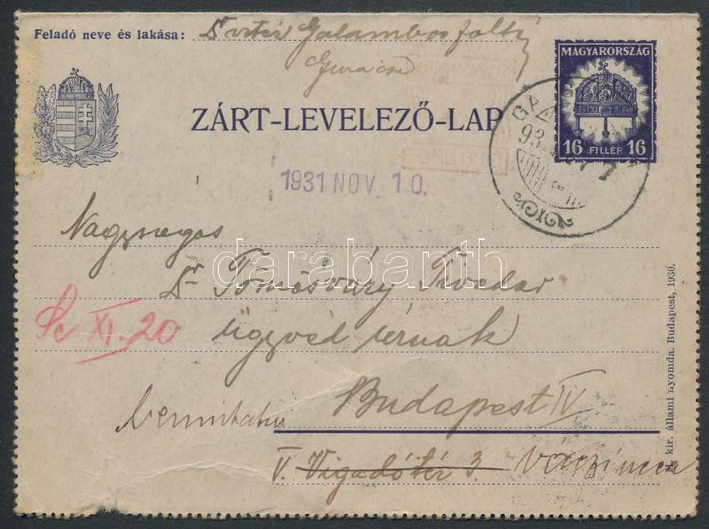 Lot 1232 - Hungary Hungarian covers at a very low starting price -  Darabanth Co Ltd Online auction of stamps, postcards and other collectibles #288 